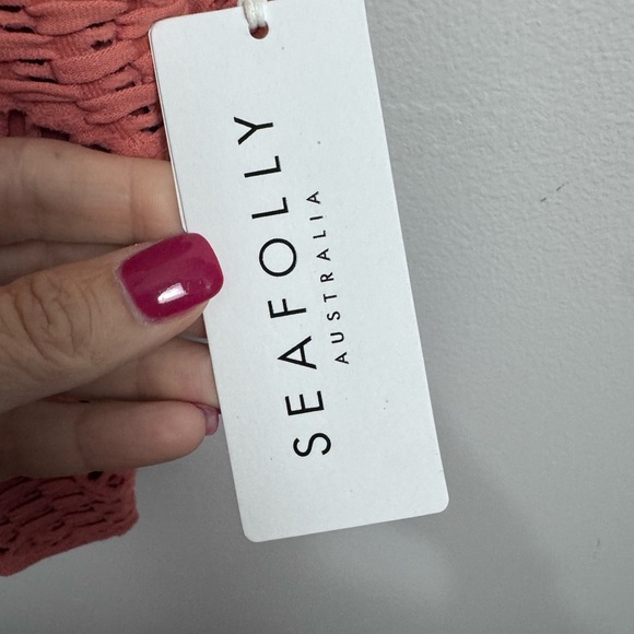 Seafolly Marrakesh V Neck One Piece - Cinnamon NWT - Picture 8 of 10